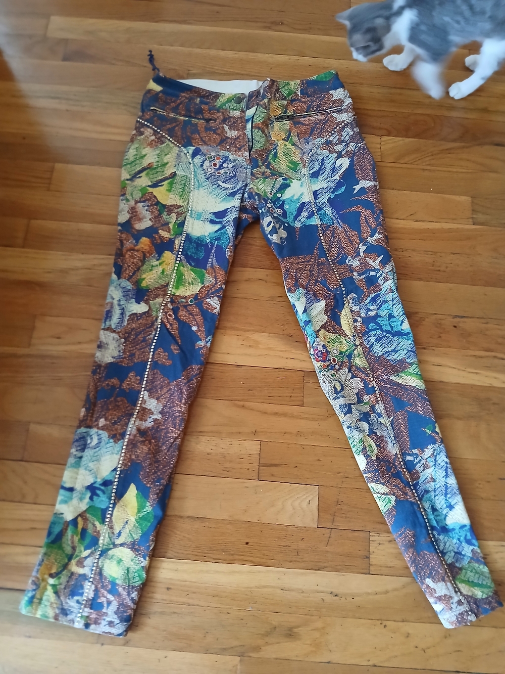 Floral Multi-Color  Pants
